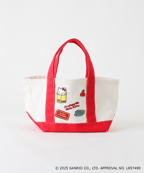 一部店舗・WEB限定》Hello Kitty ワッペンランチトートバック