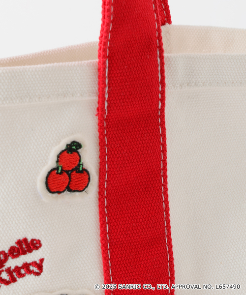 一部店舗・WEB限定》Hello Kitty ワッペンランチトートバック