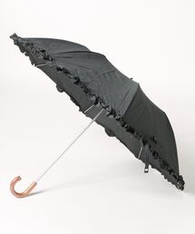 折りたたみ傘（ブラック/黒色系・フリル）ファッション通販 - ZOZOTOWN
