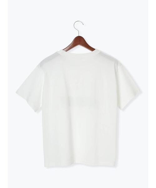 Te chichi TERRASSE（テチチテラス）の「【接触冷感】箔BIGロゴTシャツ（Tシャツ/カットソー・レディース・オフホワイト/チャコールグレー/ベージュ・F）」の11枚目の写真