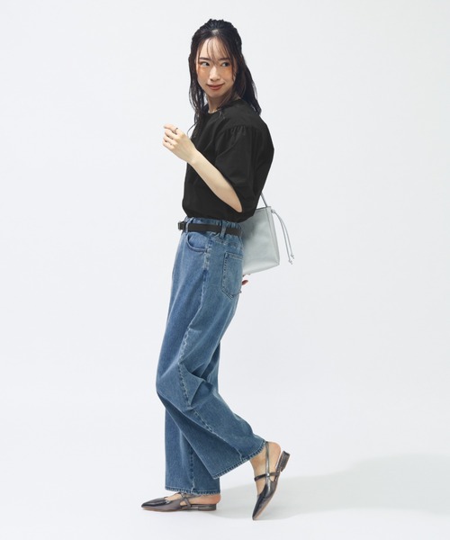 PUMA（プーマ）の「プーマ PUMA SUMMER SS シアサッカー Tシャツ（Tシャツ/カットソー・レディース・カーキ/ブラック・S/M/L/XL）」の9枚目の写真