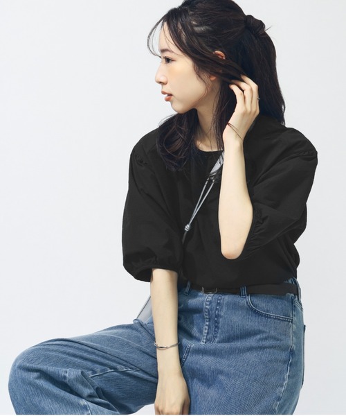 PUMA（プーマ）の「プーマ PUMA SUMMER SS シアサッカー Tシャツ（Tシャツ/カットソー・レディース・カーキ/ブラック・S/M/L/XL）」の20枚目の写真