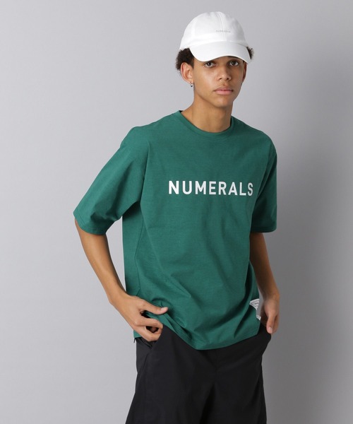 NUMERALS ヌメラルズ　メンズ　プラシャツ NUMERALS】ストレッチロゴTEE（Tシャツ/カットソー）｜NUMERALS