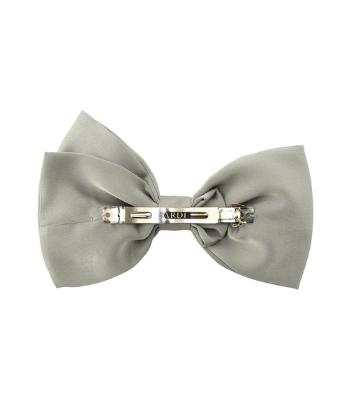Mardi Mercredi（マルディメクルディ）の「SILK BOW HAIR CLIP（バレッタ/ヘアクリップ・レディース・ブラック/レッド/ピンク/ネイビー/ミント・FREE）」の13枚目の写真