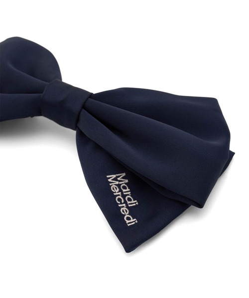 Mardi Mercredi（マルディメクルディ）の「SILK BOW HAIR CLIP（バレッタ/ヘアクリップ・レディース・ブラック/レッド/ピンク/ネイビー/ミント・FREE）」の15枚目の写真