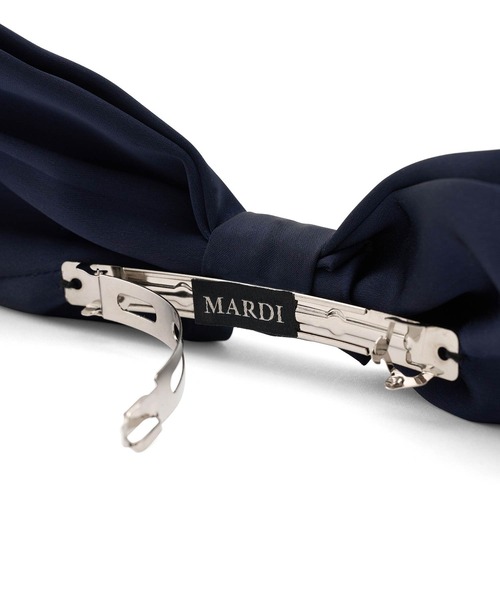 Mardi Mercredi（マルディメクルディ）の「SILK BOW HAIR CLIP（バレッタ/ヘアクリップ・レディース・ブラック/レッド/ピンク/ネイビー/ミント・FREE）」の17枚目の写真