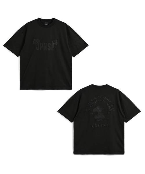 TAION(タイオン)の「【TAION(タイオン)】〈ユニセックス〉ジャパンスペシャル VET 刺繍 Tシャツ(Tシャツ/カットソー・メンズ・オフホワイト/ブラック系その他7・S/M/L/XL)」の5枚目の写真