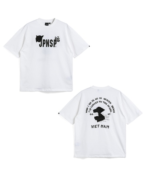 TAION(タイオン)の「【TAION(タイオン)】〈ユニセックス〉ジャパンスペシャル VET 刺繍 Tシャツ(Tシャツ/カットソー・メンズ・オフホワイト/ブラック系その他7・S/M/L/XL)」の6枚目の写真