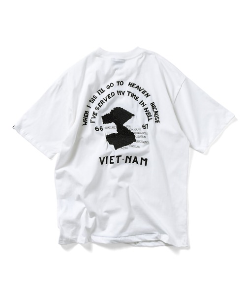 TAION(タイオン)の「【TAION(タイオン)】〈ユニセックス〉ジャパンスペシャル VET 刺繍 Tシャツ(Tシャツ/カットソー・メンズ・オフホワイト/ブラック系その他7・S/M/L/XL)」の7枚目の写真