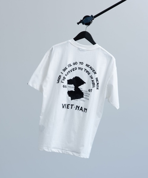 TAION(タイオン)の「【TAION(タイオン)】〈ユニセックス〉ジャパンスペシャル VET 刺繍 Tシャツ(Tシャツ/カットソー・メンズ・オフホワイト/ブラック系その他7・S/M/L/XL)」の8枚目の写真