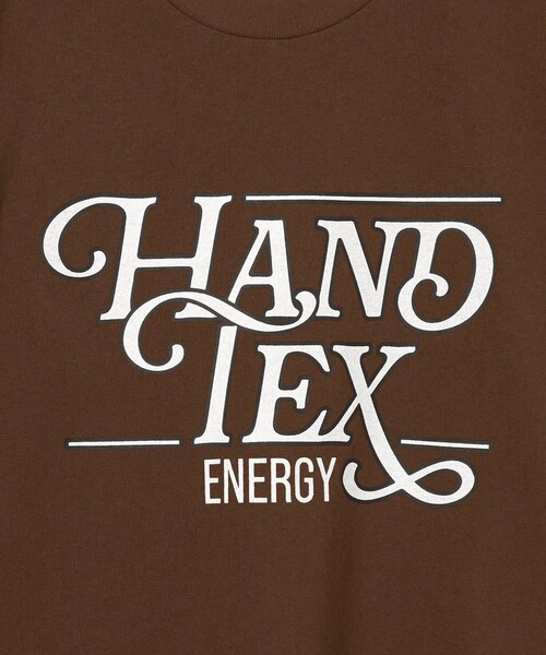 HANDTEX（ハンドテックス）の「【別注】＜HANDTEX＞プリント Tシャツ（Tシャツ/カットソー・レディース・ブラウン系/ホワイト・FREE）」の14枚目の写真