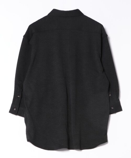 UNION STATION（ユニオンステーション）の「ミストフクレジャガード7分袖シャツ（シャツ/ブラウス・メンズ・ブラック/ホワイト/ダークブルー・M/L/LL）」の4枚目の写真