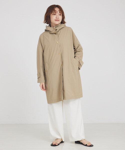 qualite（カリテ）の「【Traditional Weatherwear】レインコート（トレンチコート・レディース・ダークベージュ・フリー）」の10枚目の写真