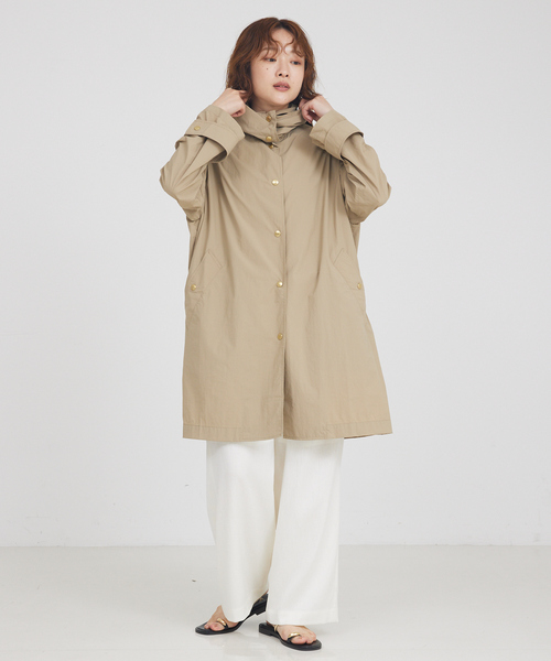 qualite（カリテ）の「【Traditional Weatherwear】レインコート（トレンチコート・レディース・ダークベージュ・フリー）」の9枚目の写真