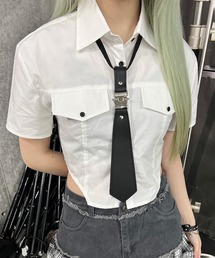 Figments | アジャスタータイ半袖シャツ(シャツ/ブラウス)