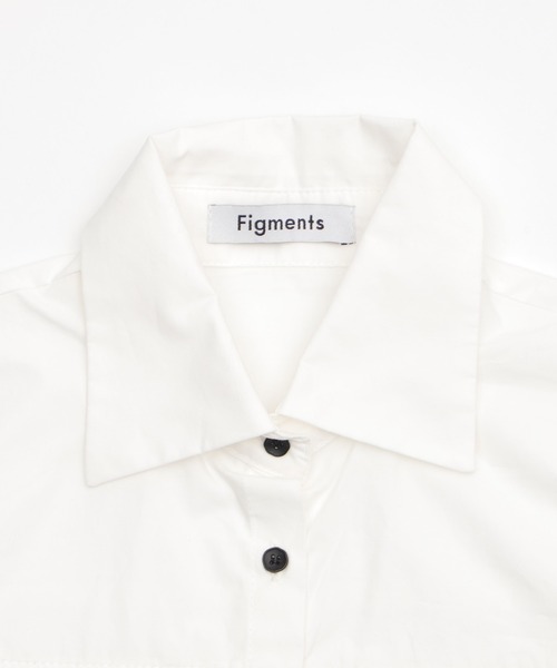 Figments（フィグメンツ）の「アジャスタータイ半袖シャツ（シャツ/ブラウス・レディース・ホワイト・FREE）」の7枚目の写真