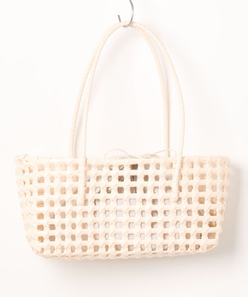 styiro（スタイロ）の「メッシュメルカドバッグ/巾着付き（かごバッグ・レディース・レッド/ベージュ/グリーン/ブラック・FREE）」の16枚目の写真