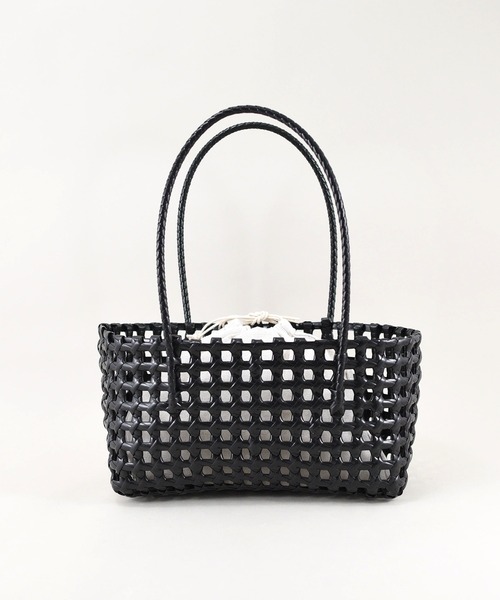 styiro（スタイロ）の「メッシュメルカドバッグ/巾着付き（かごバッグ・レディース・レッド/ベージュ/グリーン/ブラック・FREE）」の11枚目の写真