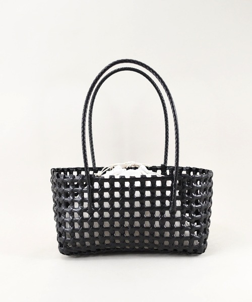 styiro（スタイロ）の「メッシュメルカドバッグ/巾着付き（かごバッグ・レディース・レッド/ベージュ/グリーン/ブラック・FREE）」の12枚目の写真