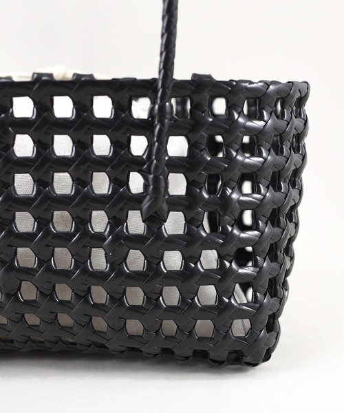styiro（スタイロ）の「メッシュメルカドバッグ/巾着付き（かごバッグ・レディース・レッド/ベージュ/グリーン/ブラック・FREE）」の15枚目の写真