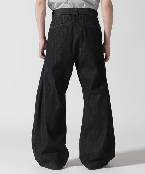 Toironier(トワロニエ)の「Toironier/トワロニエ/Denim 2Tuck Side Tuck Pants(その他パンツ・メンズ・ブラック・1/2)」の14枚目の写真