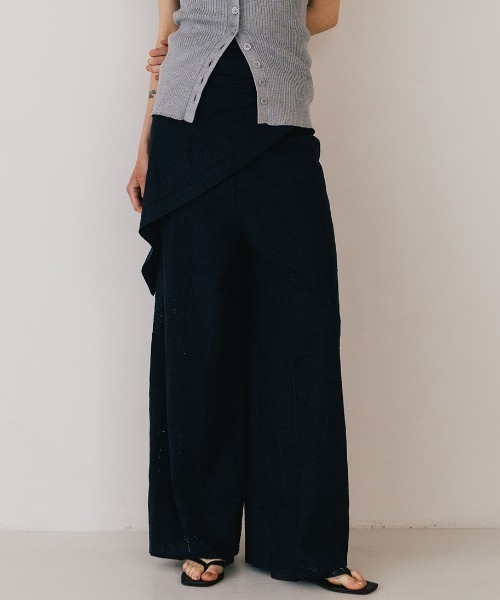 credona CUTWORK LACE PANTS 白 CUTWORK LACE PANTS/カットワークレースパンツ（その他パンツ