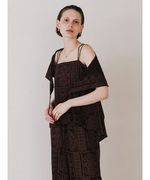 CREDONA（クレドナ）の「CUTWORK LACE PANTS/カットワークレースパンツ（その他パンツ・レディース・ホワイト/ブラウン/ネイビー・FREE）」の22枚目の写真