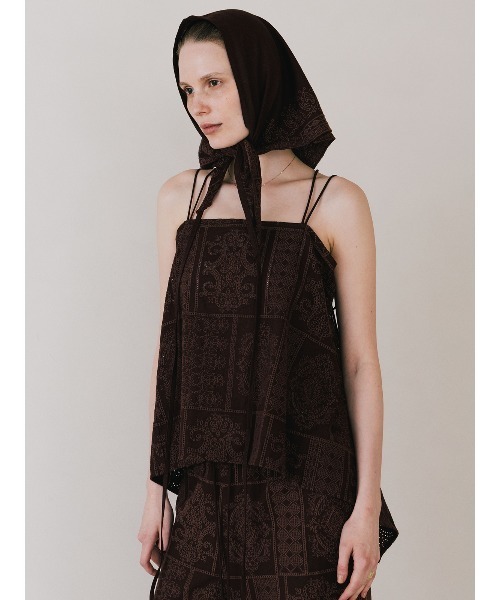 CREDONA（クレドナ）の「CUTWORK LACE PANTS/カットワークレースパンツ（その他パンツ・レディース・ホワイト/ブラウン/ネイビー・FREE）」の18枚目の写真