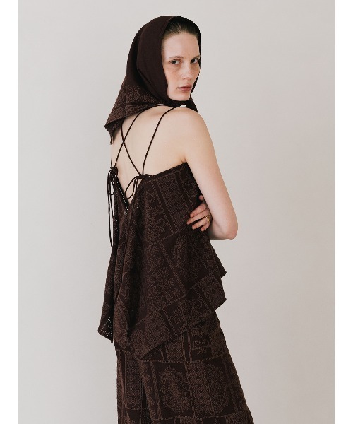 CREDONA（クレドナ）の「CUTWORK LACE PANTS/カットワークレースパンツ（その他パンツ・レディース・ホワイト/ブラウン/ネイビー・FREE）」の17枚目の写真