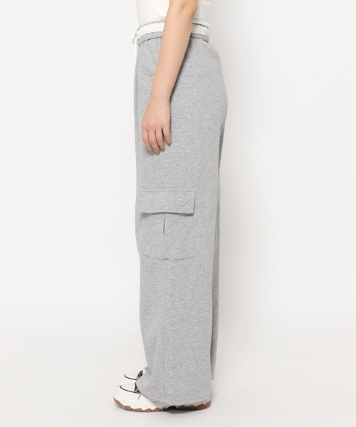 3.3 Field Trip （3.3フィールドトリップ）の「3.3 Field Trip／スウェットカーゴパンツ（カーゴパンツ・レディース・ブラック/グレー・FREE）」の9枚目の写真