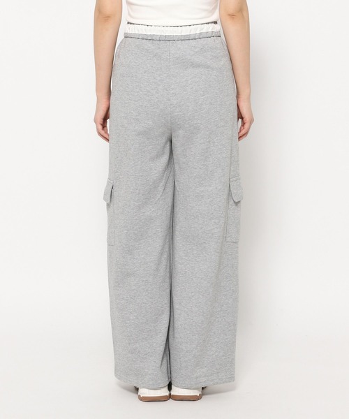 3.3 Field Trip （3.3フィールドトリップ）の「3.3 Field Trip／スウェットカーゴパンツ（カーゴパンツ・レディース・ブラック/グレー・FREE）」の10枚目の写真