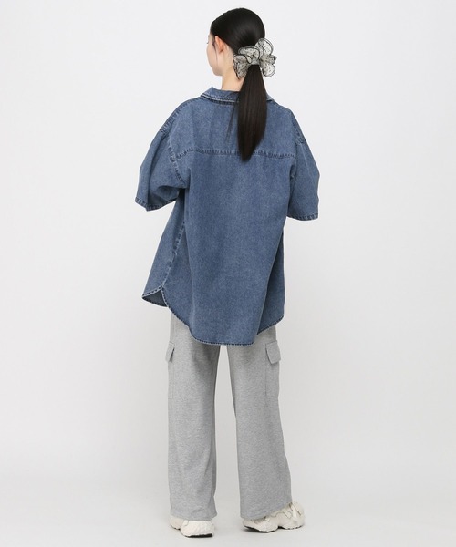 3.3 Field Trip （3.3フィールドトリップ）の「3.3 Field Trip／スウェットカーゴパンツ（カーゴパンツ・レディース・ブラック/グレー・FREE）」の22枚目の写真