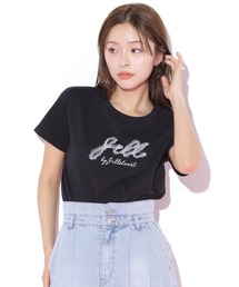 ◇チュールフリルロゴTシャツ