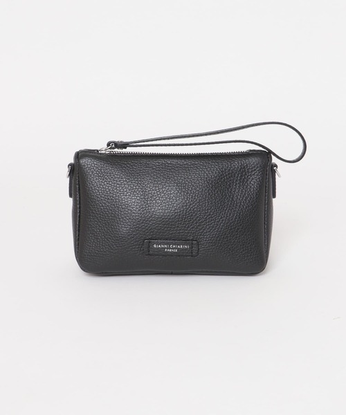 Gianni Chiarini☆Nora ロゴパッチ ショルダーバッグ♪送料込 セール】GIANNI CHIARINI NORA POUCH（ショルダーバッグ