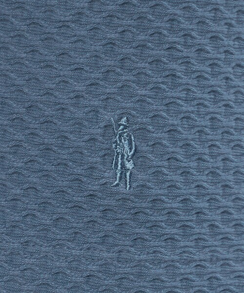 MACKINTOSH LONDON（マッキントッシュ ロンドン）の「シャーリングジャカードTシャツ（Tシャツ/カットソー・メンズ・ブルー系その他4/ブラック/ホワイト・M/L/XL）」の13枚目の写真