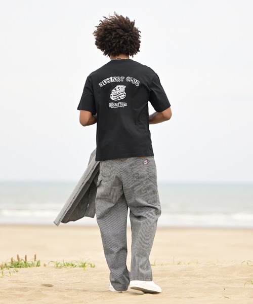 #Re:room（リルーム）の「ヒッコリーペインターワイドデニムパンツ（デニムパンツ・メンズ・ブルー/ブラック・MEDIUM/LARGE/SMALL）」の18枚目の写真