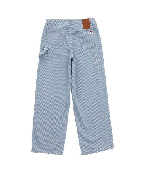 #Re:room（リルーム）の「ヒッコリーペインターワイドデニムパンツ（デニムパンツ・メンズ・ブルー/ブラック・MEDIUM/LARGE/SMALL）」の22枚目の写真