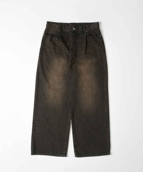 ASSORTED TUCK BAGGY DENIM PANTS／アソートタックバギーデニム