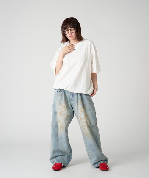kutir(クティール)の「ASSORTED TUCK BAGGY DENIM PANTS/アソートタックバギーデニムパンツ(デニムパンツ・メンズ・ブラック系/ブルー系/ブルー系2/インディゴブルー/ブラック・SMALL/MEDIUM/LARGE)」の11枚目の写真