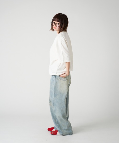 kutir(クティール)の「ASSORTED TUCK BAGGY DENIM PANTS/アソートタックバギーデニムパンツ(デニムパンツ・メンズ・ブラック系/ブルー系/ブルー系2/インディゴブルー/ブラック・SMALL/MEDIUM/LARGE)」の10枚目の写真