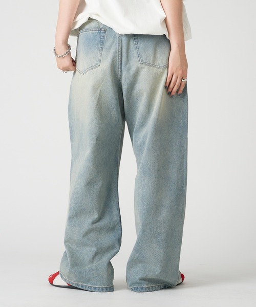 kutir(クティール)の「ASSORTED TUCK BAGGY DENIM PANTS/アソートタックバギーデニムパンツ(デニムパンツ・メンズ・ブラック系/ブルー系/ブルー系2/インディゴブルー/ブラック・SMALL/MEDIUM/LARGE)」の13枚目の写真