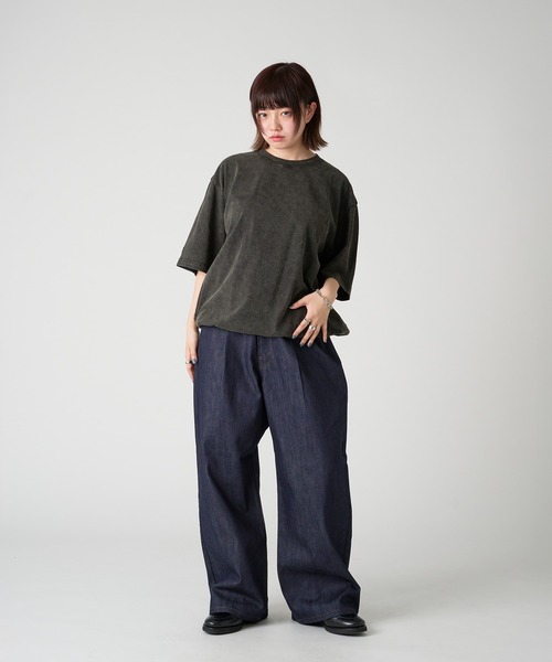 kutir(クティール)の「ASSORTED TUCK BAGGY DENIM PANTS/アソートタックバギーデニムパンツ(デニムパンツ・メンズ・ブラック系/ブルー系/ブルー系2/インディゴブルー/ブラック・SMALL/MEDIUM/LARGE)」の20枚目の写真