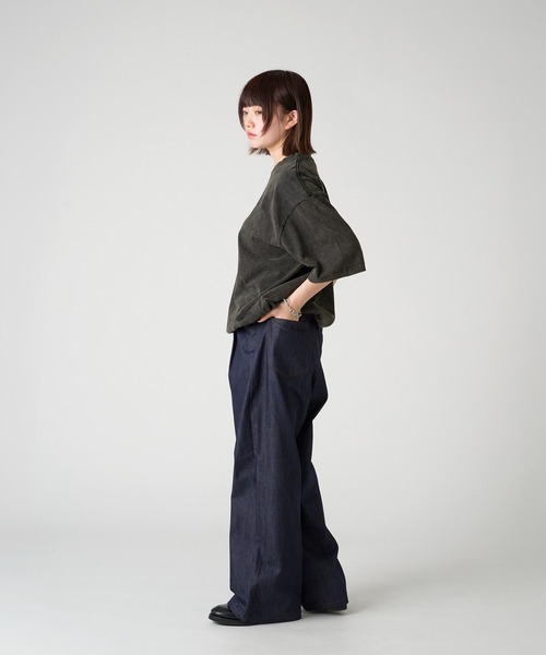 kutir(クティール)の「ASSORTED TUCK BAGGY DENIM PANTS/アソートタックバギーデニムパンツ(デニムパンツ・メンズ・ブラック系/ブルー系/ブルー系2/インディゴブルー/ブラック・SMALL/MEDIUM/LARGE)」の19枚目の写真