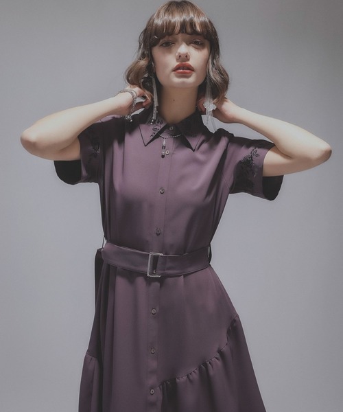 HARE（ハレ）の「vintageシシュウワンピース(HARE)（ワンピース