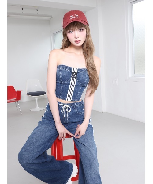 【完売品】 ダーリッチ Darich ドデニムジャケット snidel darich 人気完売デニム （完売品】 ダーリッチ Darich ドデニム