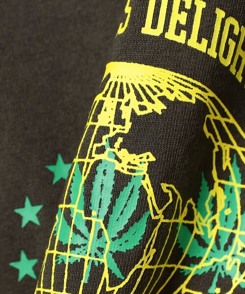 Mister Green（ミスターグリーン）の「Nightmares on Wax × Mister Green / Worldwide T-shirt（Tシャツ/カットソー・メンズ・ブラック系その他4・X-LARGE/LARGE/MEDIUM）」の5枚目の写真