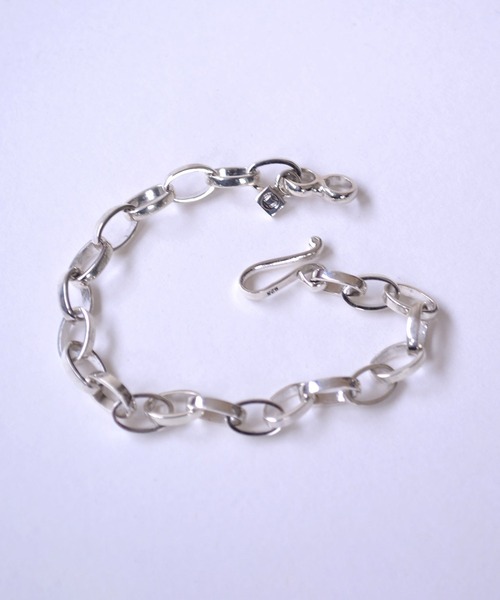MANANAS】New Oval Link Chain Bracelet (Men's) Sliver925