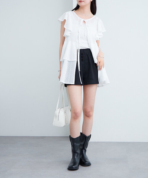 mystic（ミスティック）の「リブトランツ（その他パンツ・レディース・ブラック/グレー・FREE）」の6枚目の写真