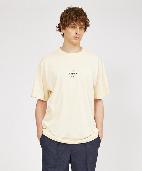 DESIGNWORKS(デザインワークス)の「【スラングロゴ】半袖 Tシャツ(Tシャツ/カットソー・メンズ・ホワイト/ブラック/アイボリー・46/48/50)」の15枚目の写真