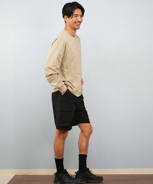 ムラサキスポーツ(ムラサキスポーツ)の「【限定】Nature Gangネイチャーギャング 長袖Tシャツ/ロンT バックプリント NG25ST03(Tシャツ/カットソー・メンズ・ベージュ/ブラック・M/L/XL)」の5枚目の写真